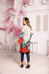 Glamor - Digital Printed Stitched Lawn Kurti
