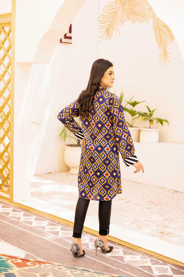 Welish - Digital Printed Stitched Lawn Kurti