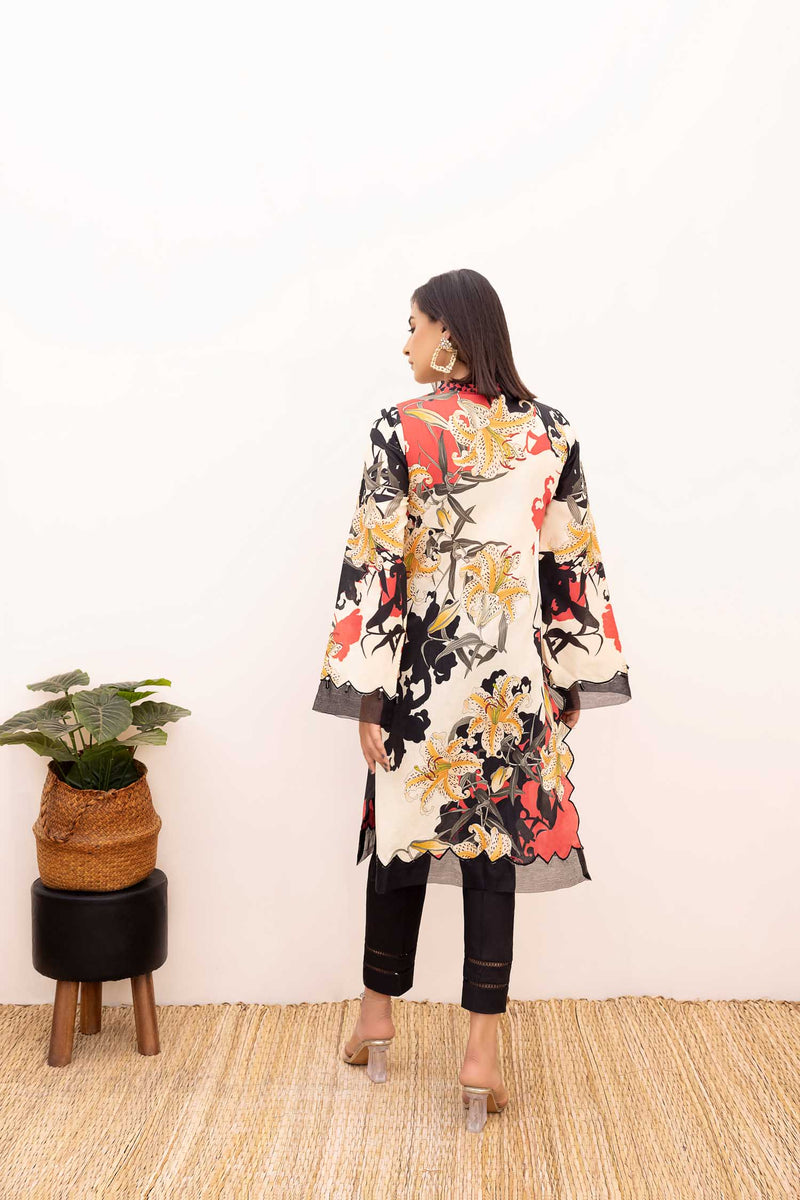 Crawl - Digital Printed Stitched Lawn Kurti