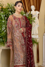 Bazel Cent - Embroidered Organza