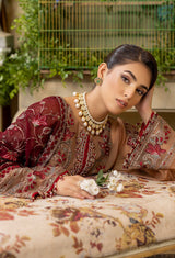Bazel Cent - Embroidered Organza