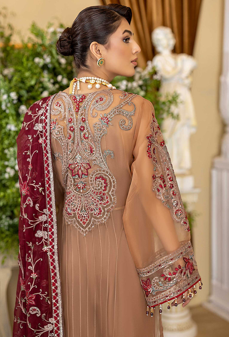 Bazel Cent - Embroidered Organza