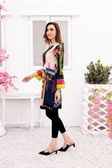 Palm - Digital Printed Stitched Lawn Kurti