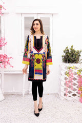 Palm - Digital Printed Stitched Lawn Kurti