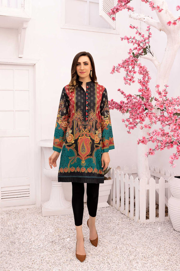 Sizzle - Digital Printed Stitched Lawn Kurti