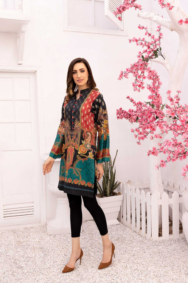 Sizzle - Digital Printed Stitched Lawn Kurti