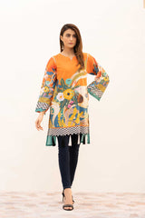 Shallen - Digital Printed Stitched Lawn Kurti