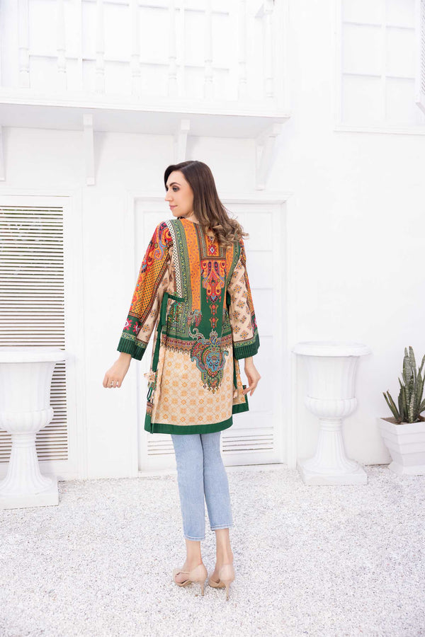 Orimist - Digital Printed Stitched Lawn Kurti