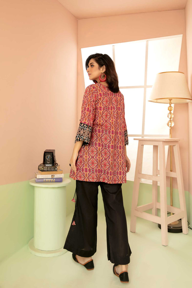 Shirin - Digital Printed Stitched Lawn Kurti