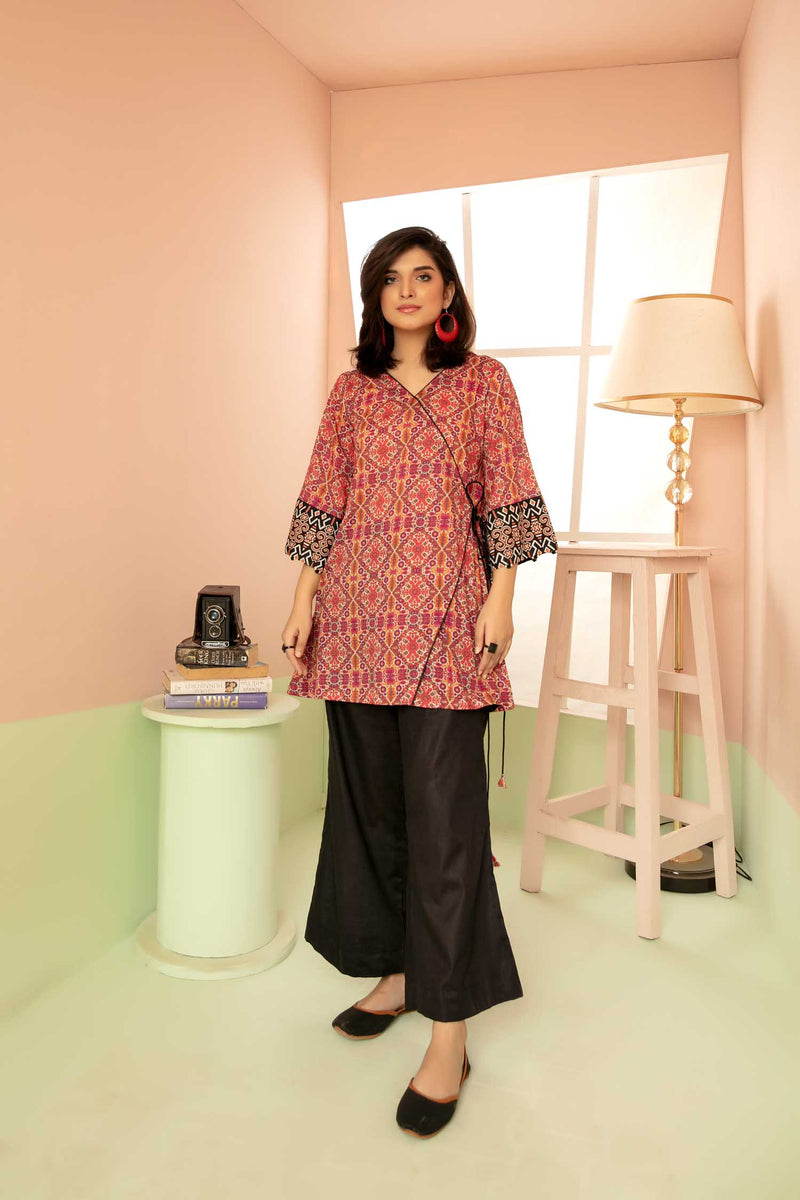 Shirin - Digital Printed Stitched Lawn Kurti