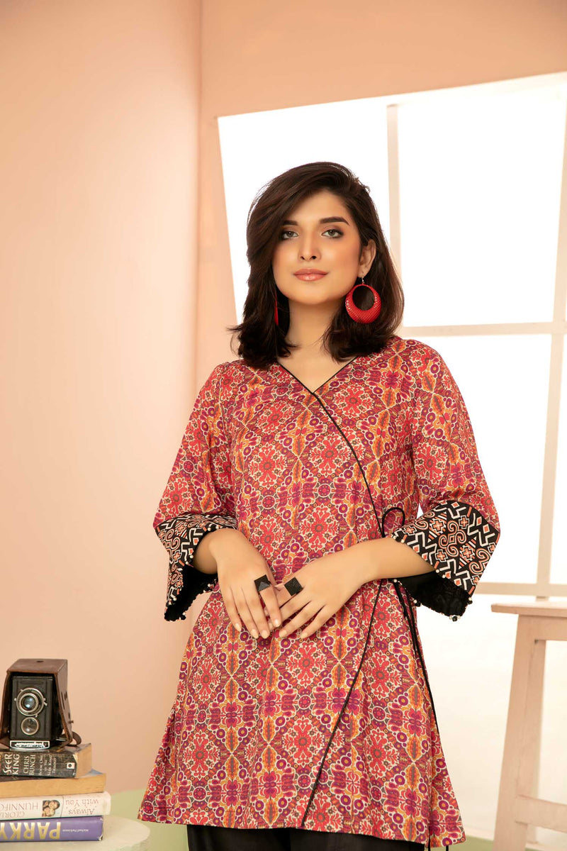 Shirin - Digital Printed Stitched Lawn Kurti