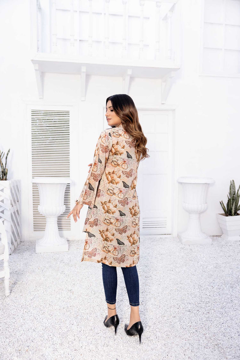 Ellure - Digital Printed Stitched Lawn Kurti
