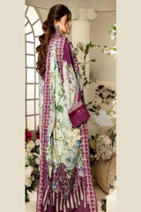 Lotip - Digital Printed & Embroidered Swiss Lawn 3PC