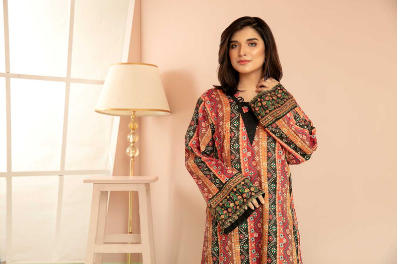 Tawney - Digital Printed Stitched Lawn Kurti