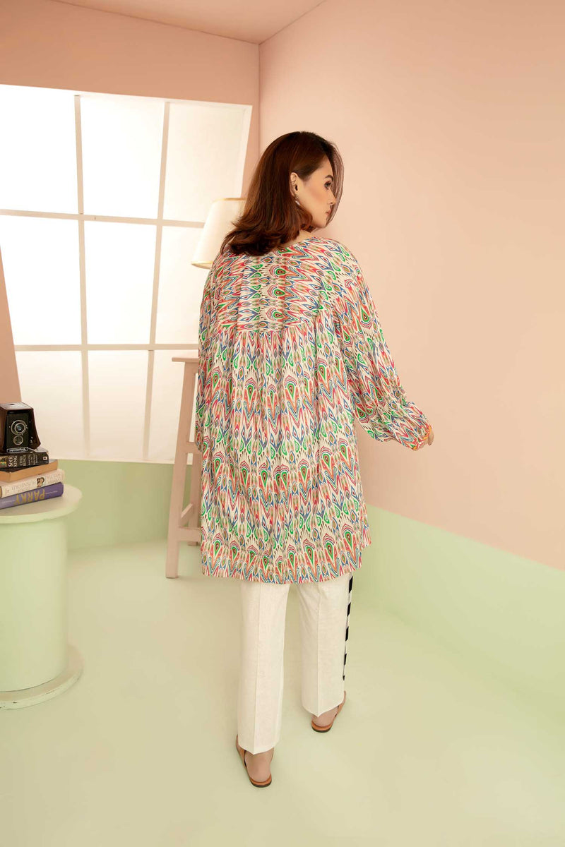 Sambled - Digital Printed Stitched Lawn Kurti