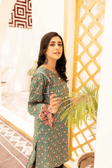 Riddle - Digital Printed Stitched Lawn Kurti