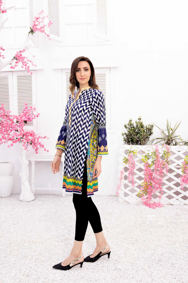 Sizzling - Digital Printed Stitched Lawn Kurti