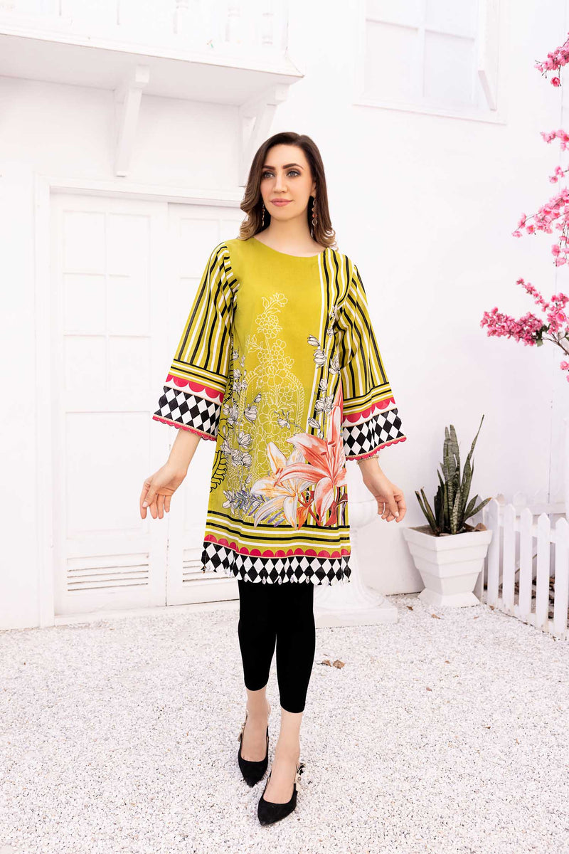 Armind - Digital Printed Stitched Lawn Kurti