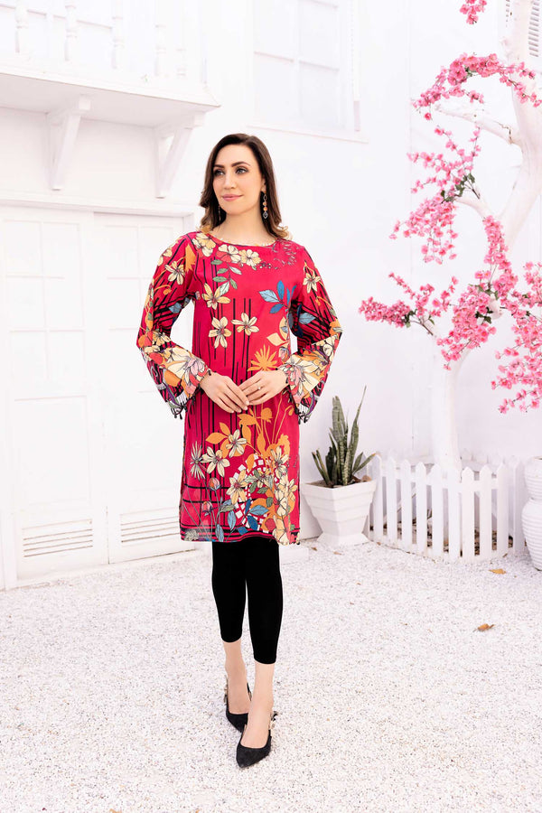 Relin - Digital Printed Stitched Lawn Kurti