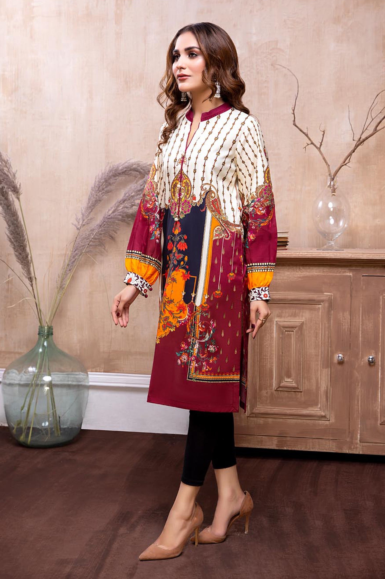 Royal Brick - Stitch kurti
