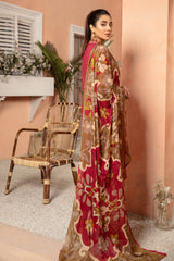 Mandy - Embroidered Lawn Stitched 3PC