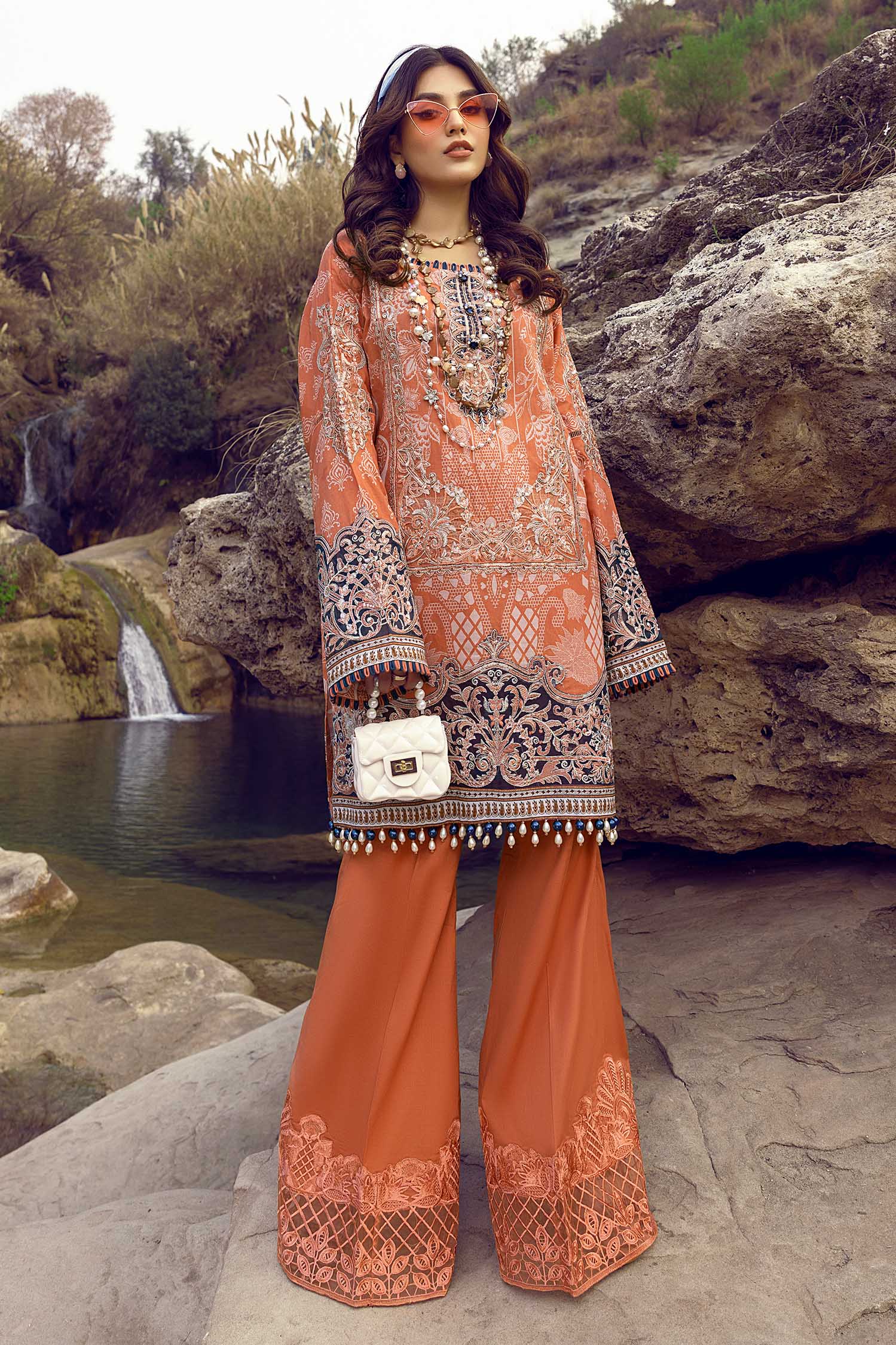 Sepia Skin B - Exclusive Unstitch Lawn