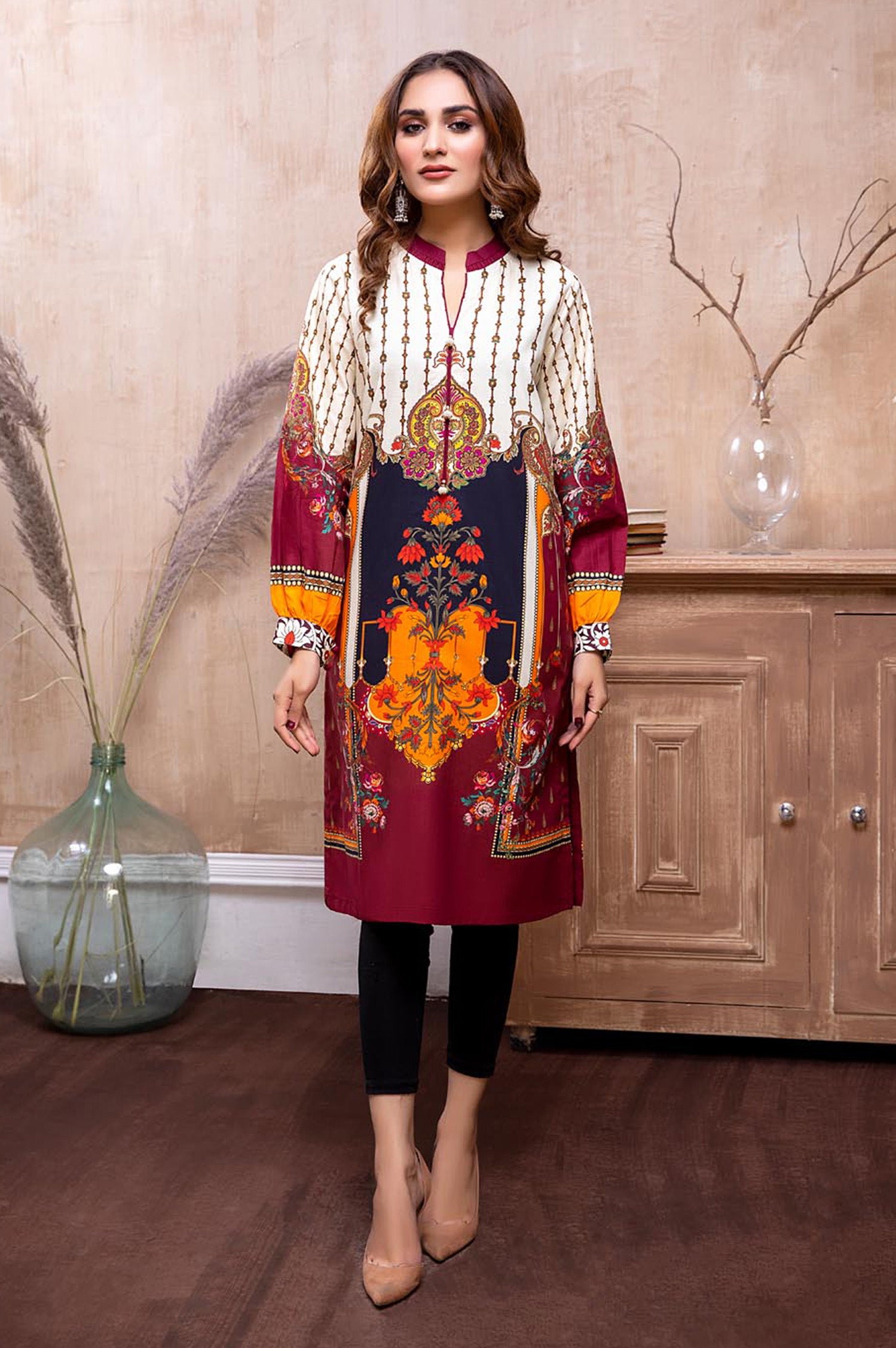 Royal Brick - Stitch kurti