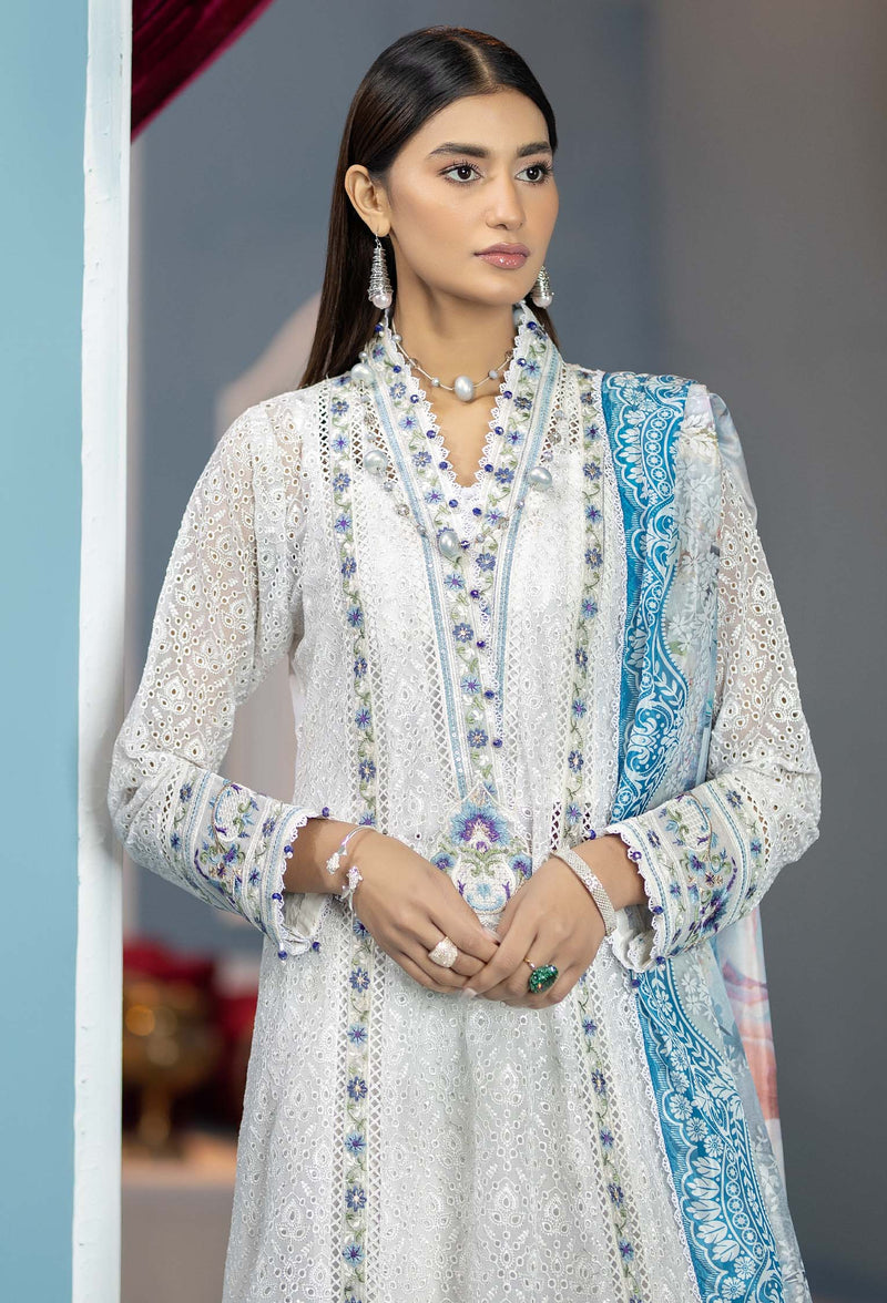 Beyond Blue - Chikankari Unstitched