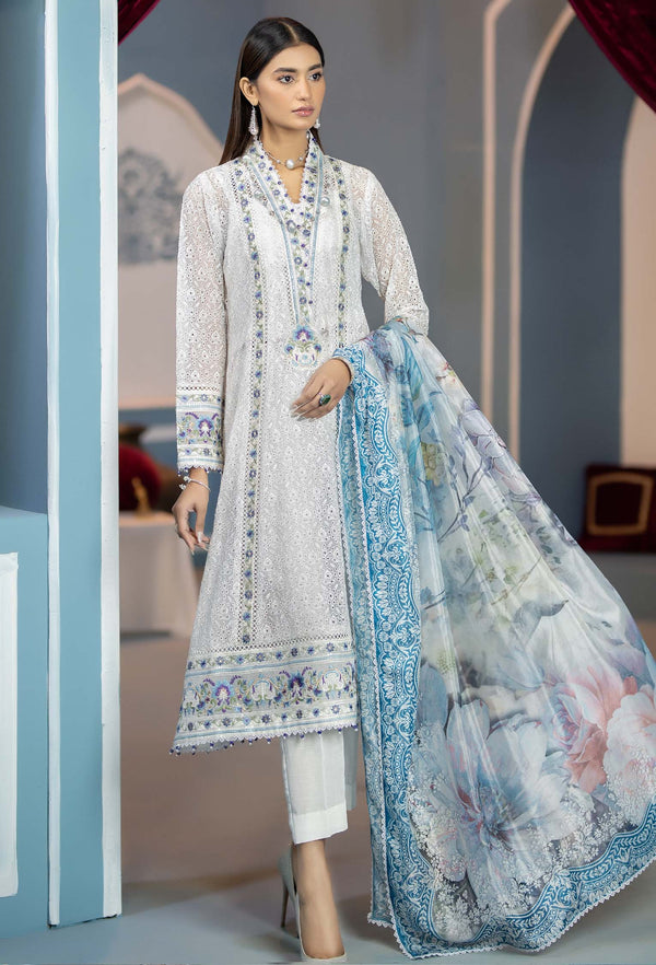 Beyond Blue - Chikankari Unstitched
