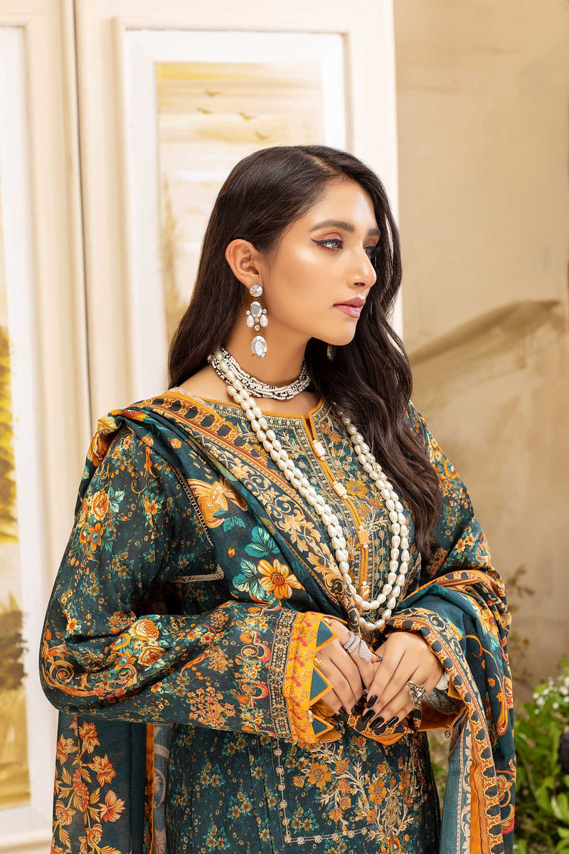 Veronne - Digital Printed And Embroidered Lawn 3PC