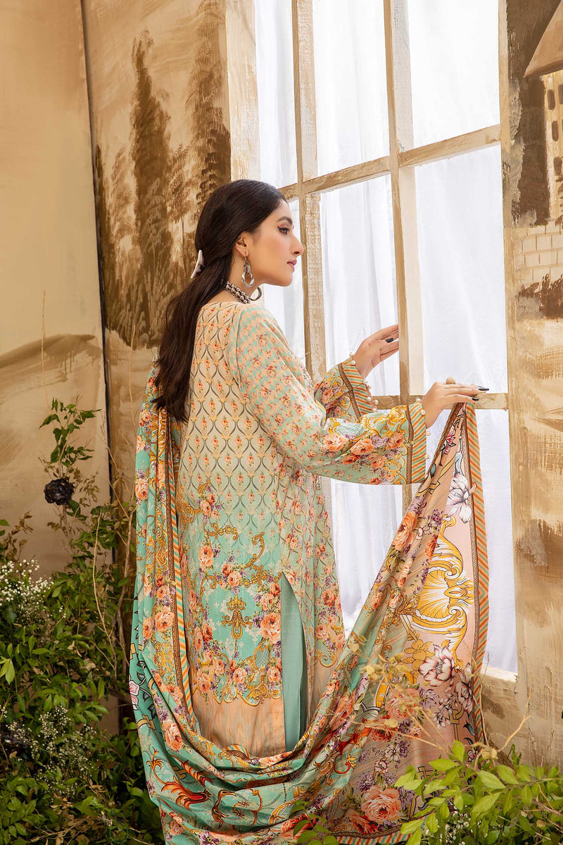Imogen - Digital Printed And Embroidered Lawn 3PC