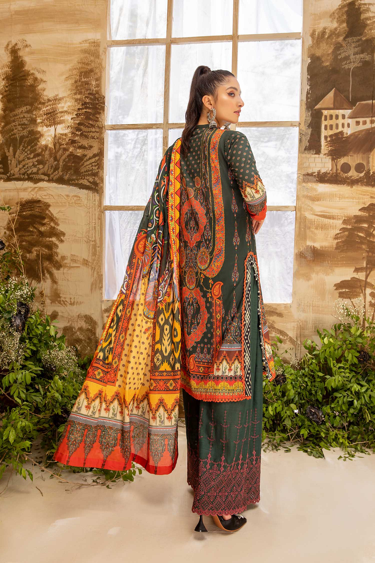 Seeded - Digital Printed And Embroidered Lawn 3PC
