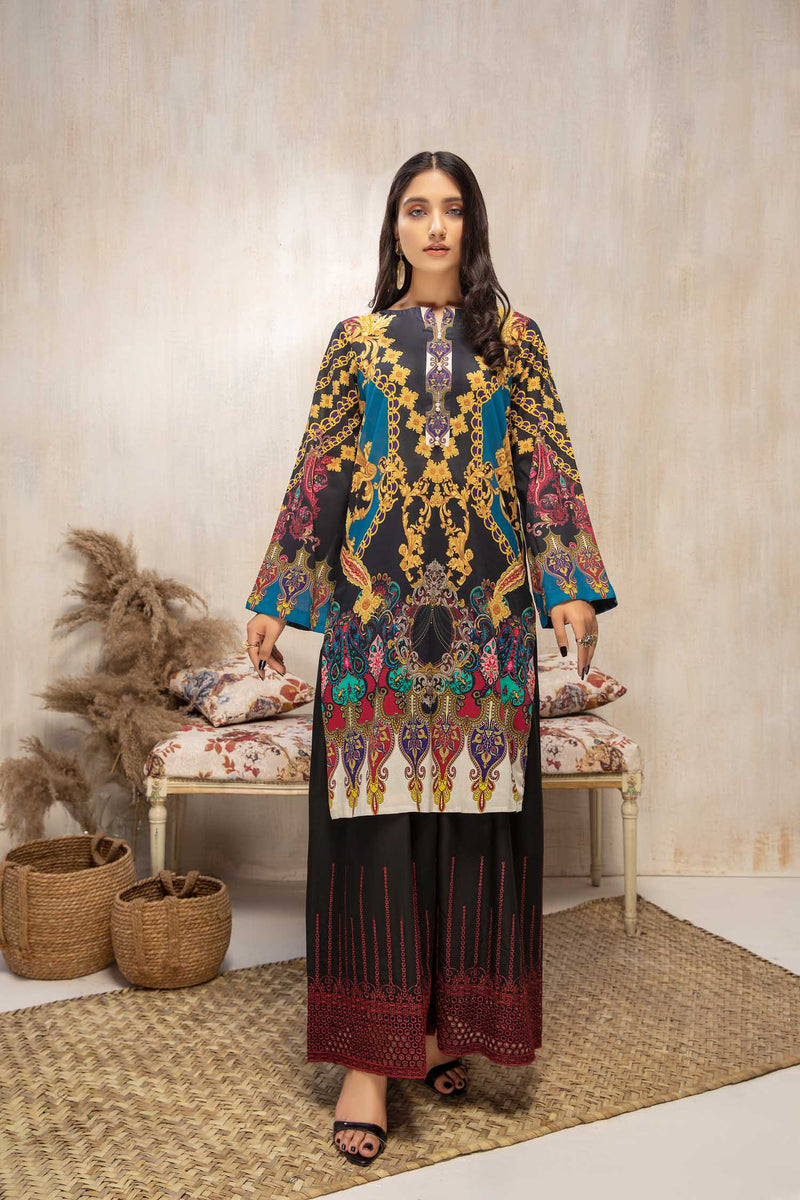 Zestful - Digital Printed Lawn 2 piece
