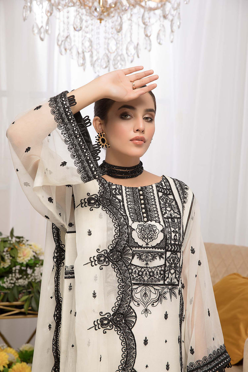 White Pearl - Luxury Pret 4PC