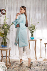 Obscure - Embroidered Paper Silk Stitch Kurti