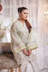 Intrigue - Embroidered Paper Silk Stitch Kurti
