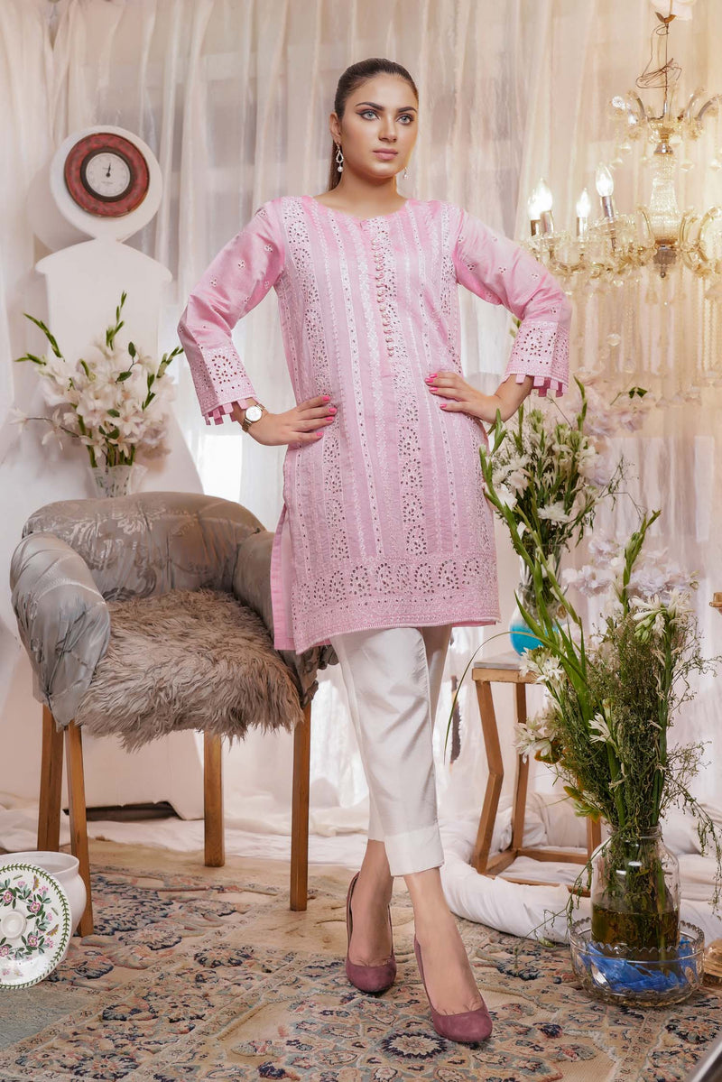 Artillery - Embroidered Paper Silk Stitch Kurti