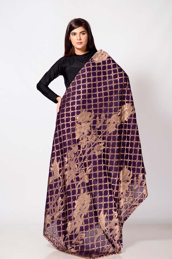 Jacquard Dupatta - Valentino