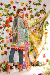 Soraya - Digital Printed and Embroidered Lawn 3PC