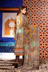 Vidarr - Digital Printed and Embroidered Lawn 3PC