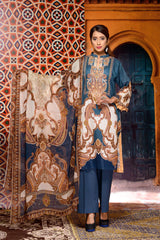 Ryuu - Digital Printed and Embroidered Lawn 3PC