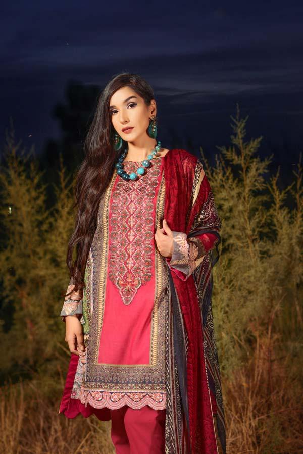 CHERRY PUNCH - DIGITAL EMBROIDERED LAWN