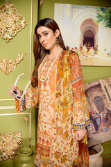 AMARYNTH – DIGITAL EMBROIDERED LAWN 3 PIECE (UNSTITCH)
