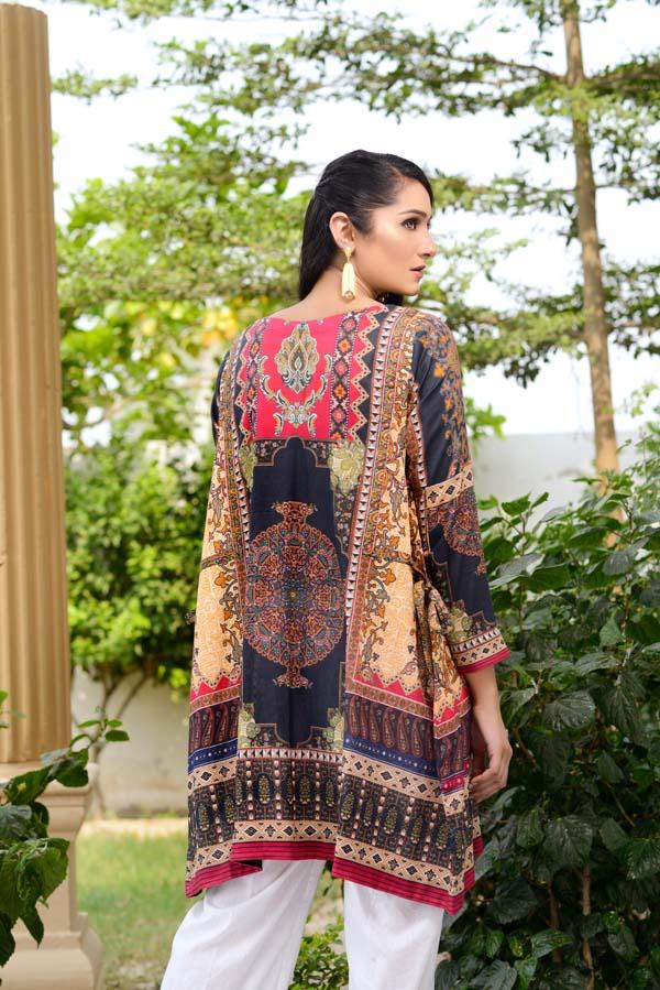 Cinder - Digital Printed Unstitch Lawn Kurti