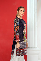 Crystal Quartz - Embroidered Lawn Stitch Shirt