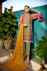 fern - Printed and Embroidered Lawn 3PC
