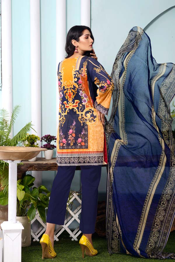 Cloud Burst - DIGITAL EMBROIDERED LAWN