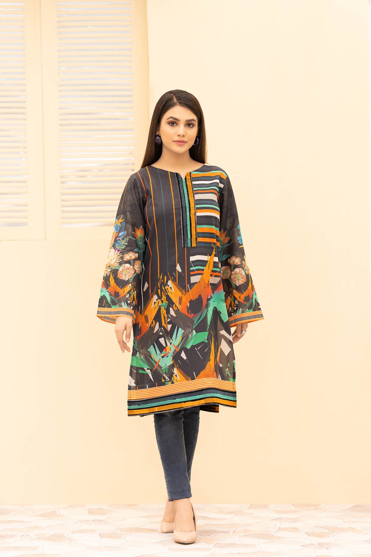 1 Piece – Printed Lawn