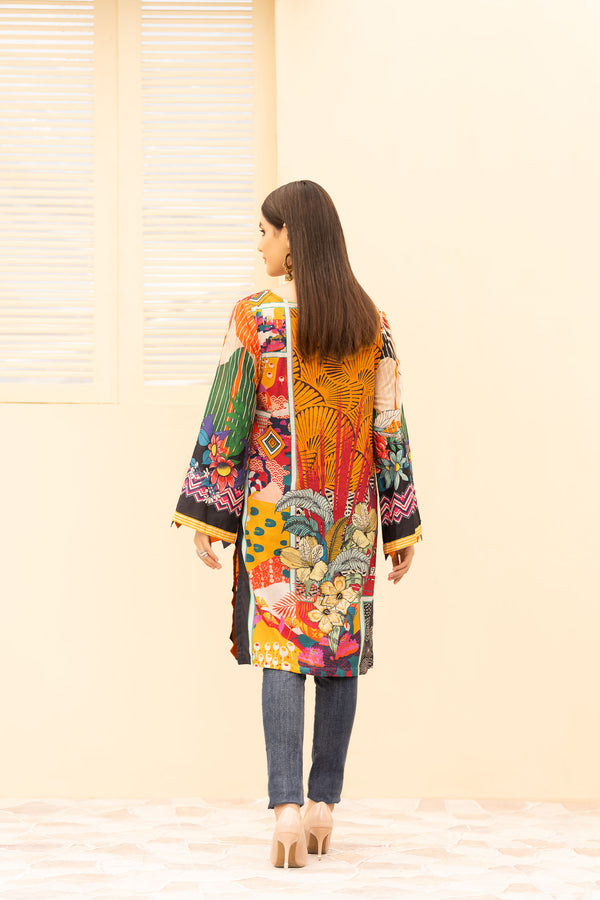Ervin - Digital Printed Stitched Lawn Kurti