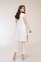 ALMOND – EMBROIDERED ORGANZA 2 PIECE (UNSTITCH)